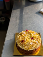 Carrot Walnut Cake with Cream cheese frosting