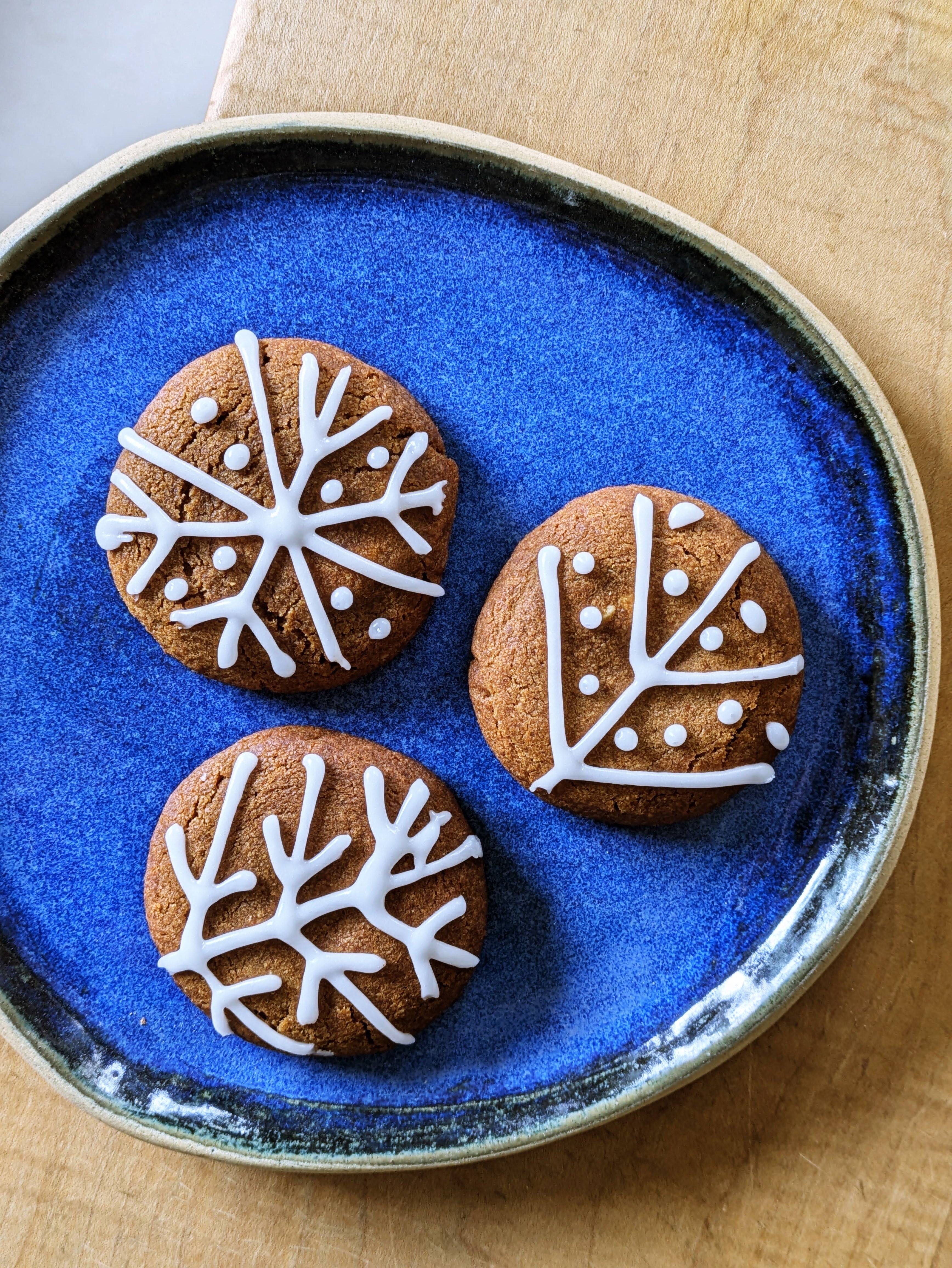 Gingerbread Marzipan Cookie (Eggless)