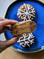 Gingerbread Marzipan Cookie (Eggless)