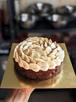 Boozy Fruit Cake with Vanilla Cream