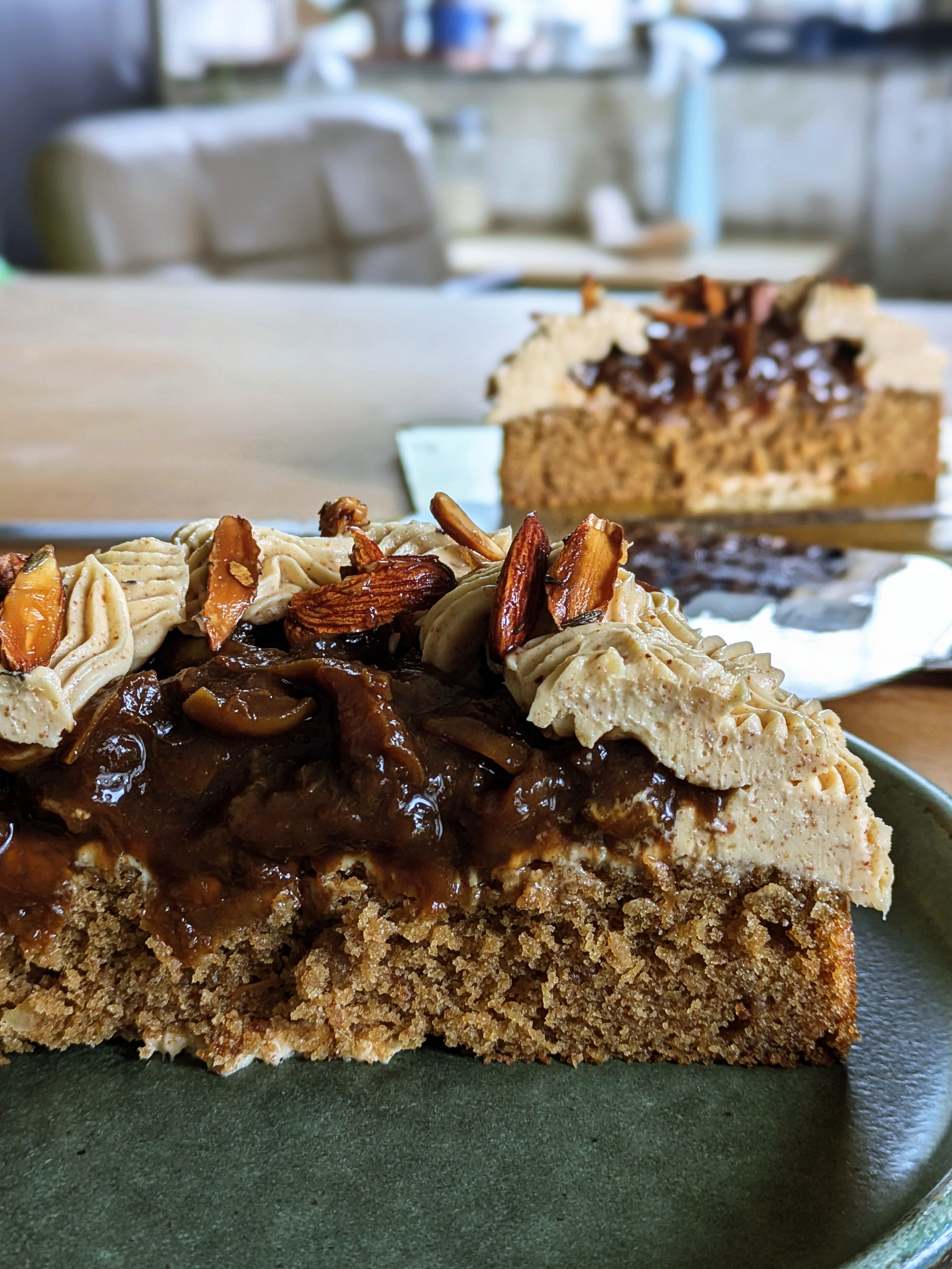 Peach & Almond Cream Cake