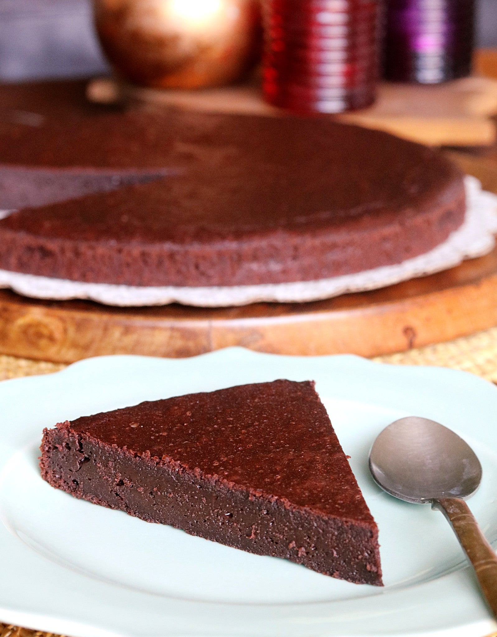 Belgian Dark Chocolate Cake (flourless)