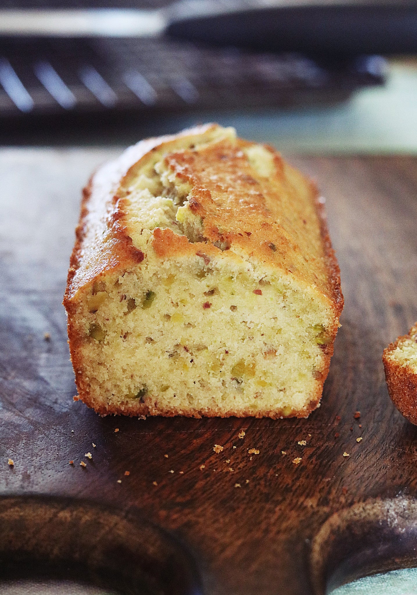 Pistachio Butter Mini Loaf Cake (gluten free)