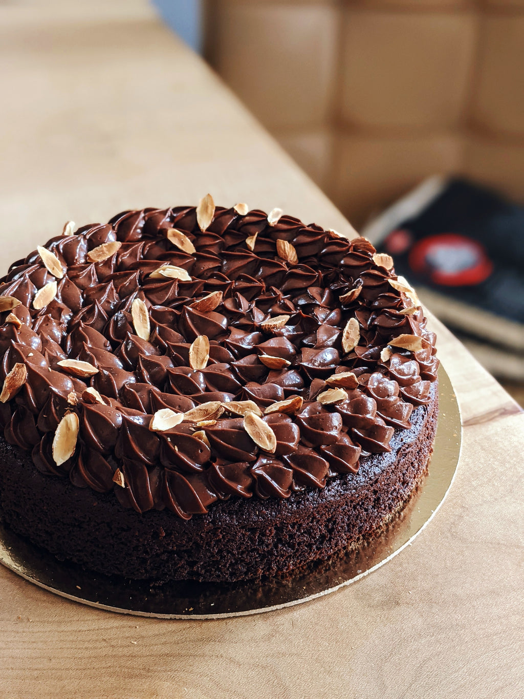 The Virtuous Chocolate Cake (eggless & gluten free) with Dairy-free Dark Chocolate Frosting (gluten free)