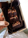 Mini box of Belgian Chocolate & Almond Gooey Brownie